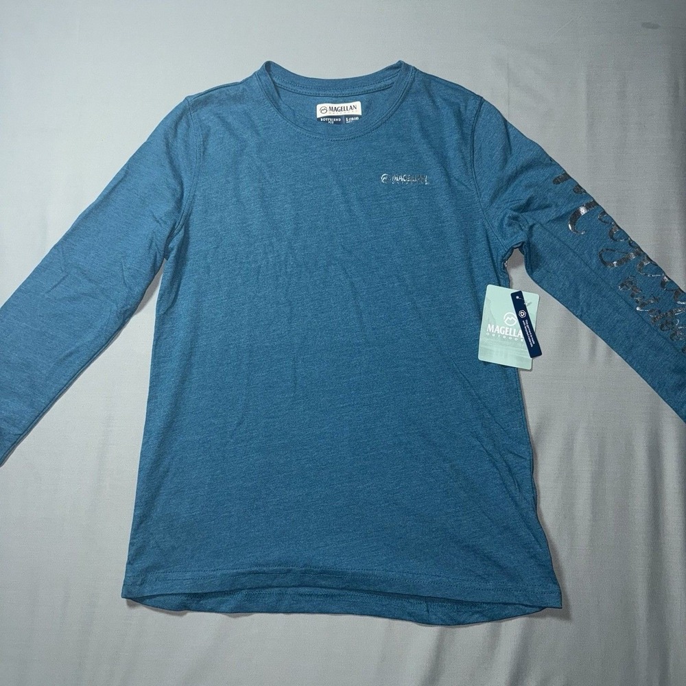 Magellan Girls Outdoor Large Deep Lagoon Tshirt